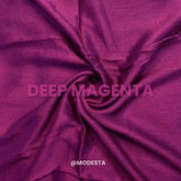 Crinkle Silk - Deep Magenta #20